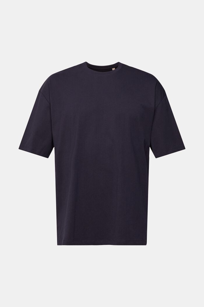 寬鬆針織 T 恤, 海軍藍, detail image number 2