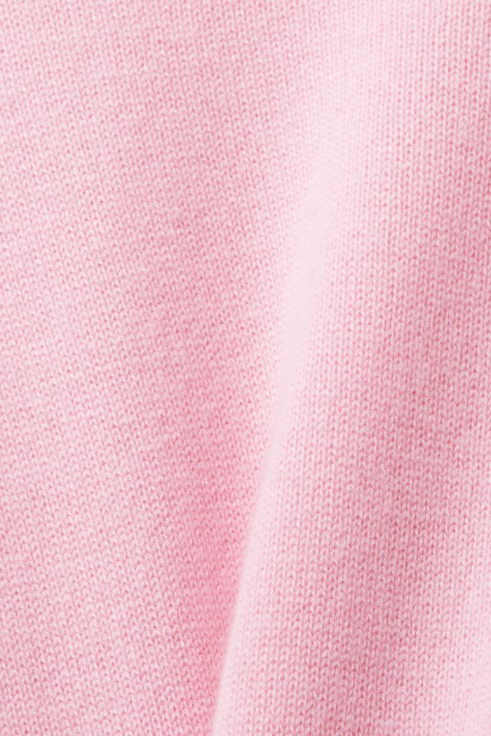 羊絨套頭衫, 粉紅色, detail image number 5