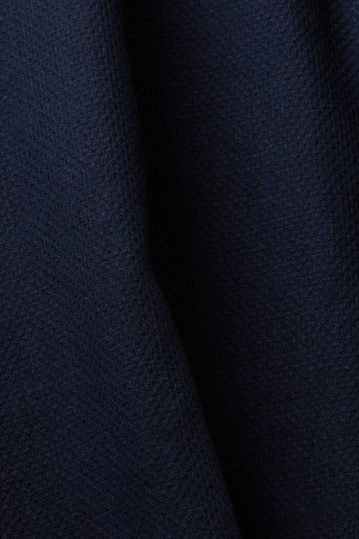 小提花恤衫, 海軍藍, detail image number 4