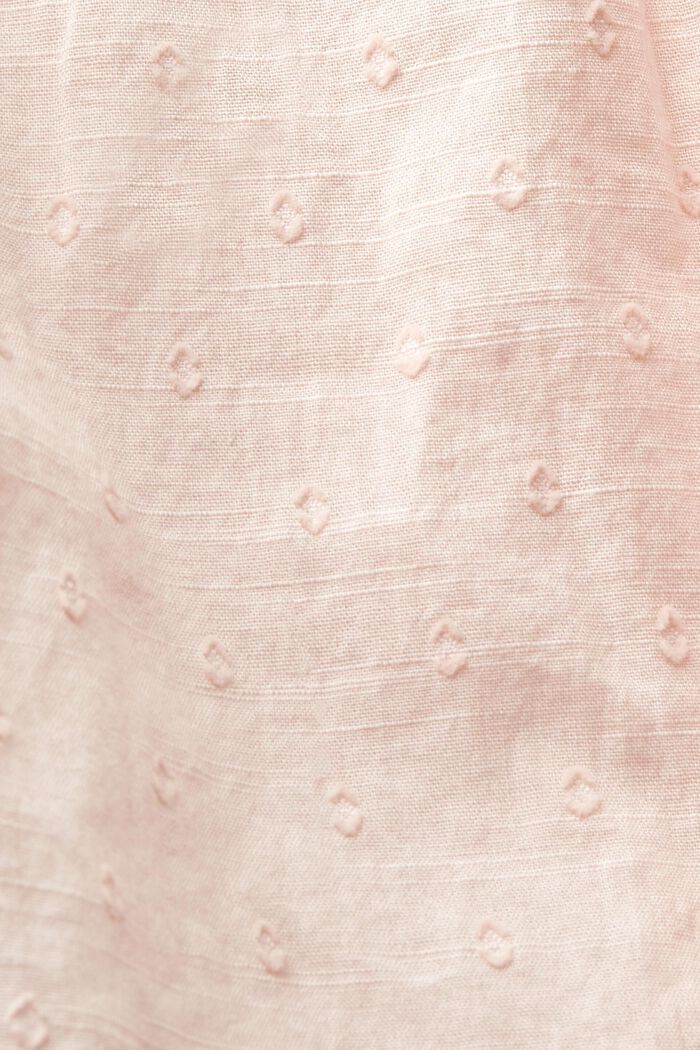 ‌薄紗棉質女裝恤衫, 淺粉紅色, detail image number 5