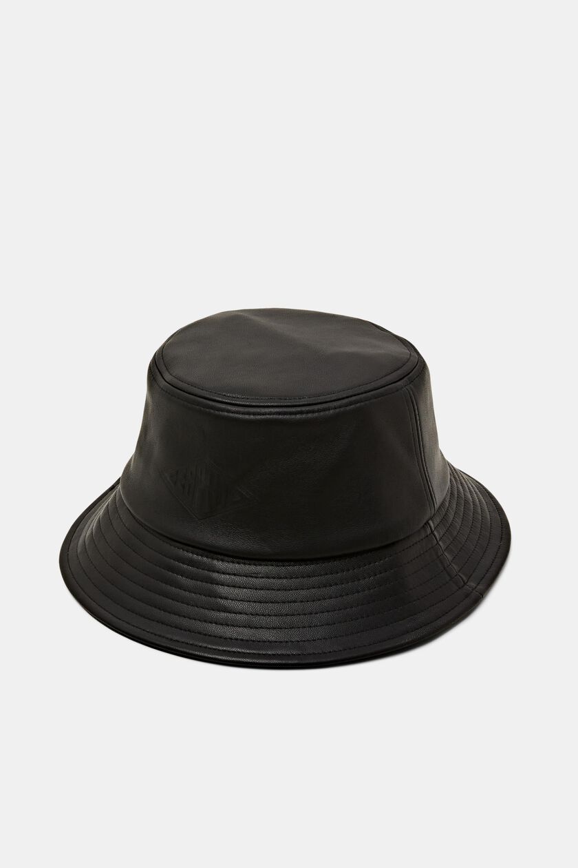 LOGO標誌皮革漁夫帽