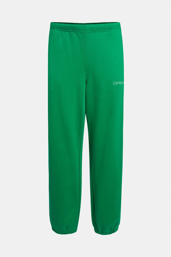 寬鬆LOGO圖案束腳運動褲, 綠色, detail image number 4