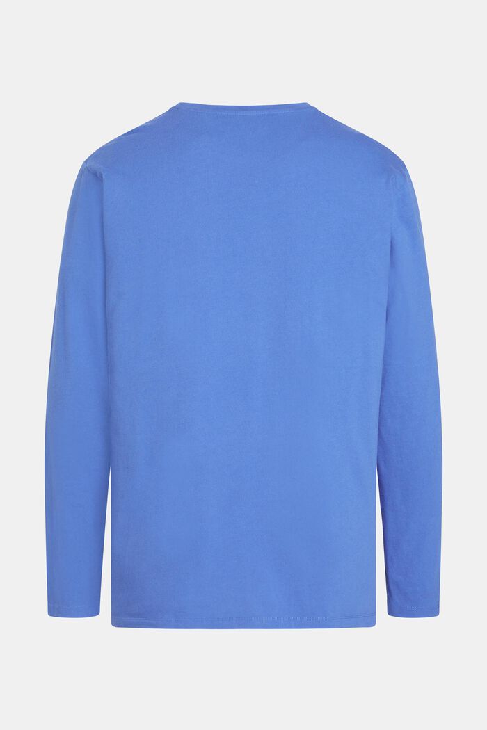 標準版型素色T恤, 藍色, detail image number 5