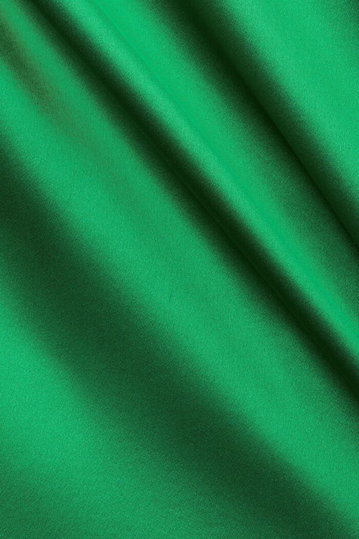 ‌絲質中長款半身裙, 綠色, detail image number 5