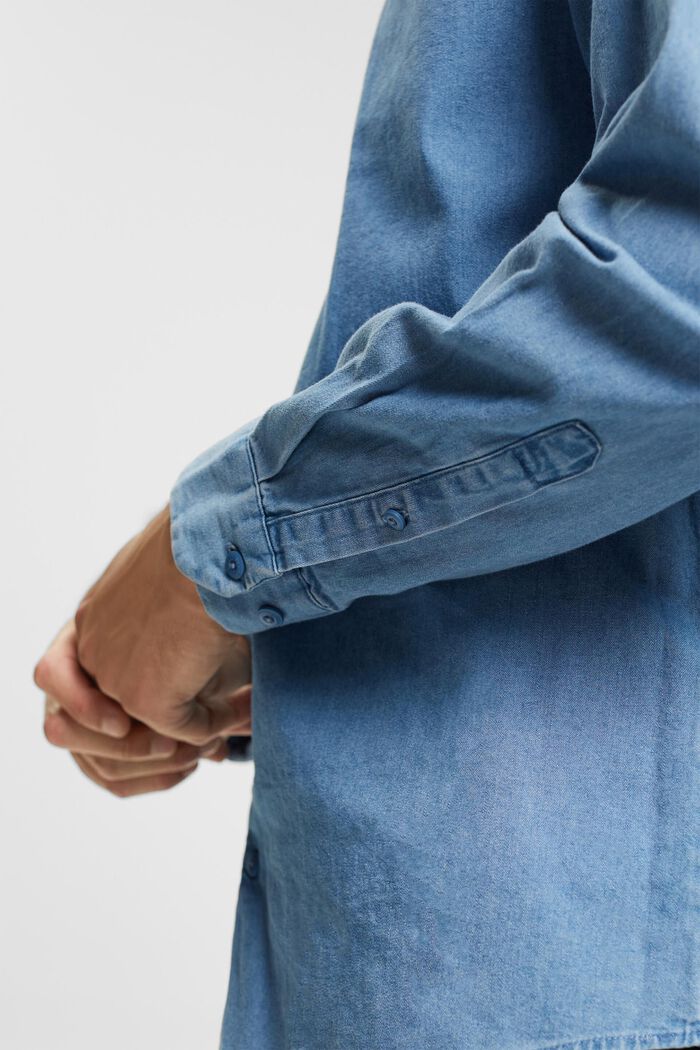 牛仔恤衫, 藍色, detail image number 0