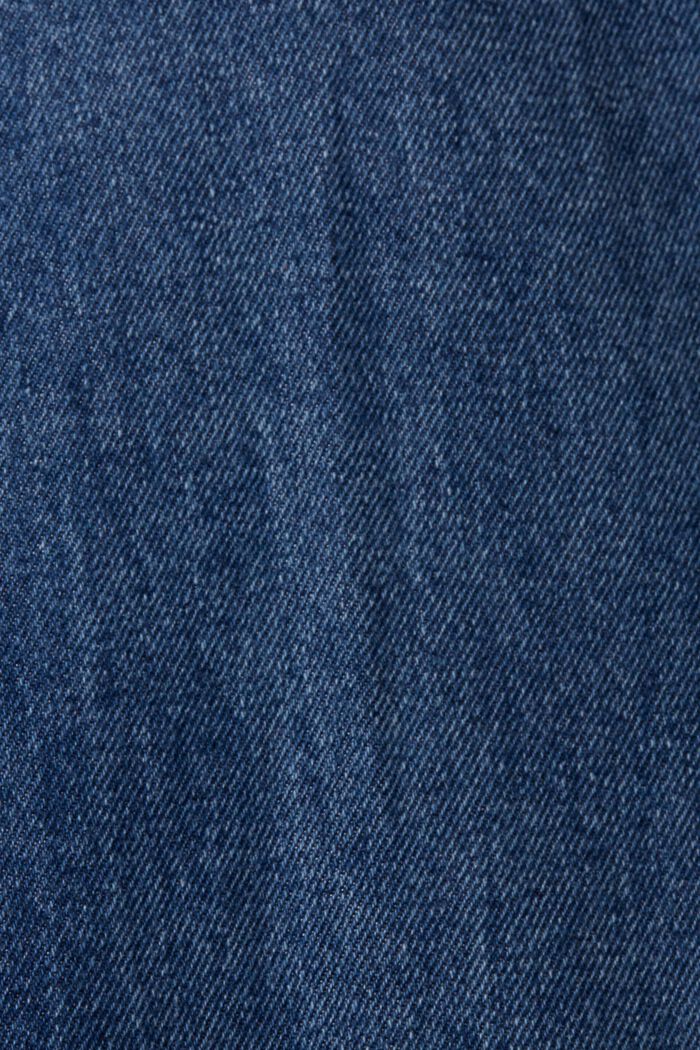 高腰復古喇叭牛仔褲, BLUE MEDIUM WASHED, detail image number 5
