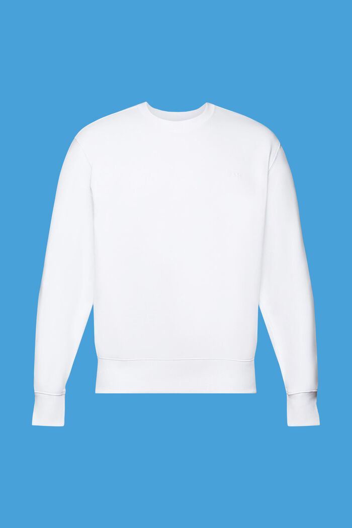 Sweatshirt with back print, WHITE, detail image number 7