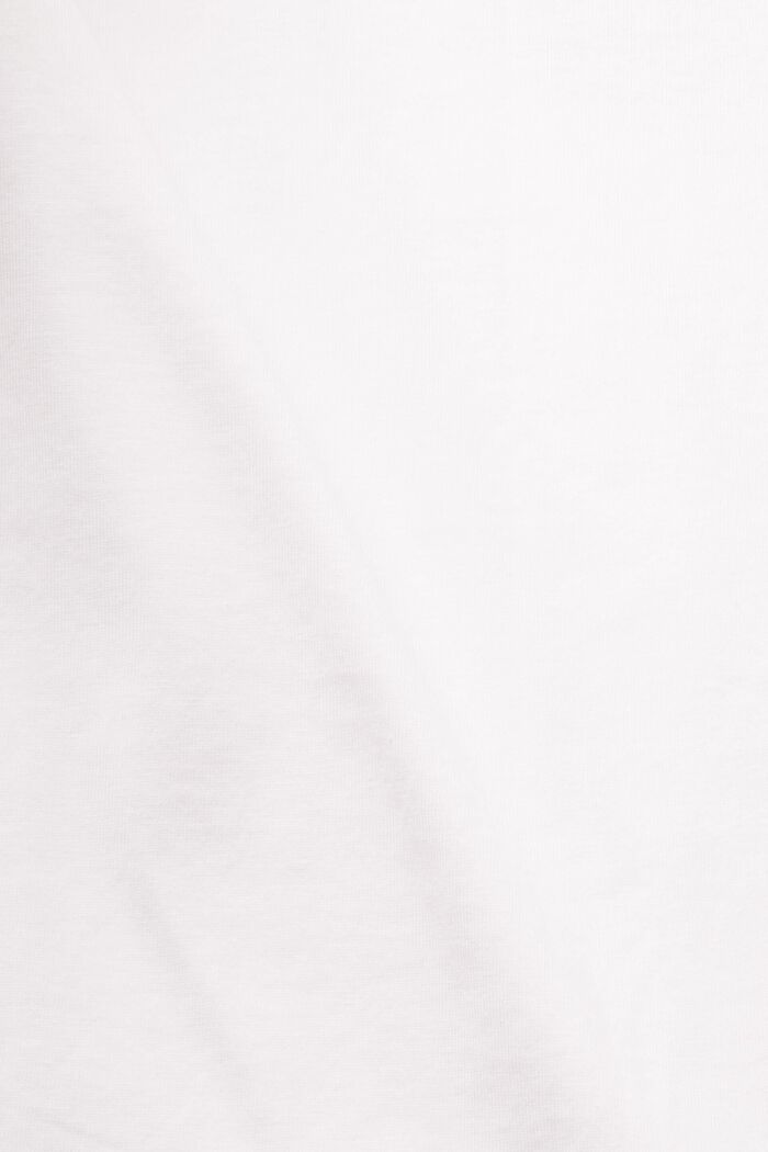 純棉印花T恤, 白色, detail image number 1