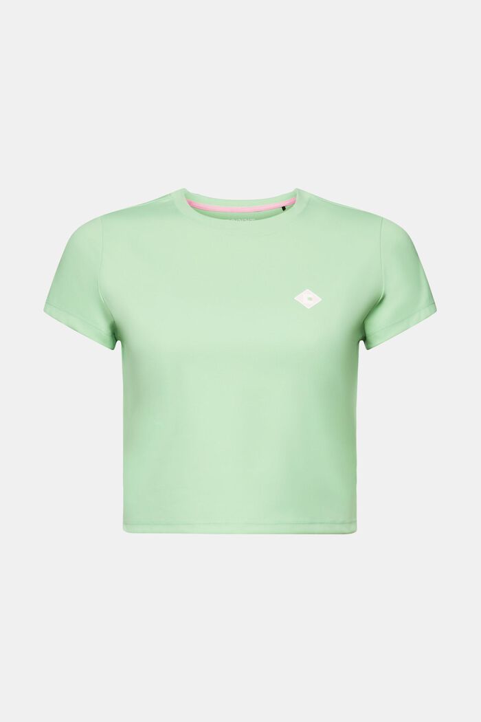 LOGO標誌短款T恤, LIGHT GREEN 2, detail image number 6