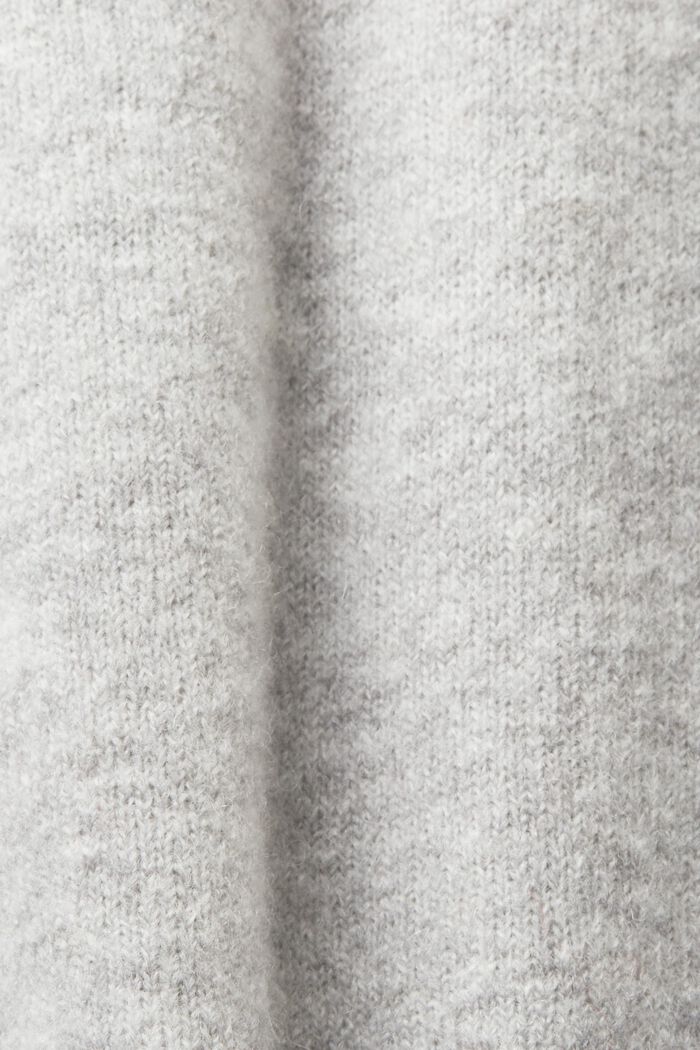 束口袖針織衫, 淺灰色, detail image number 5