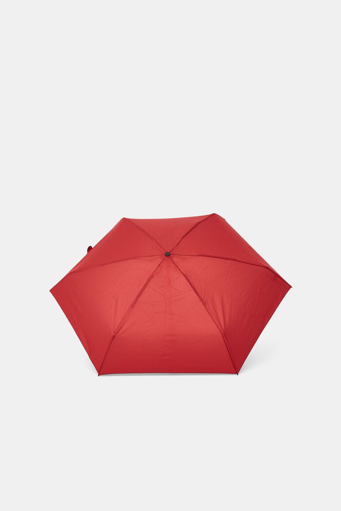 環保防水迷你口袋雨傘, 紅色, detail image number 0