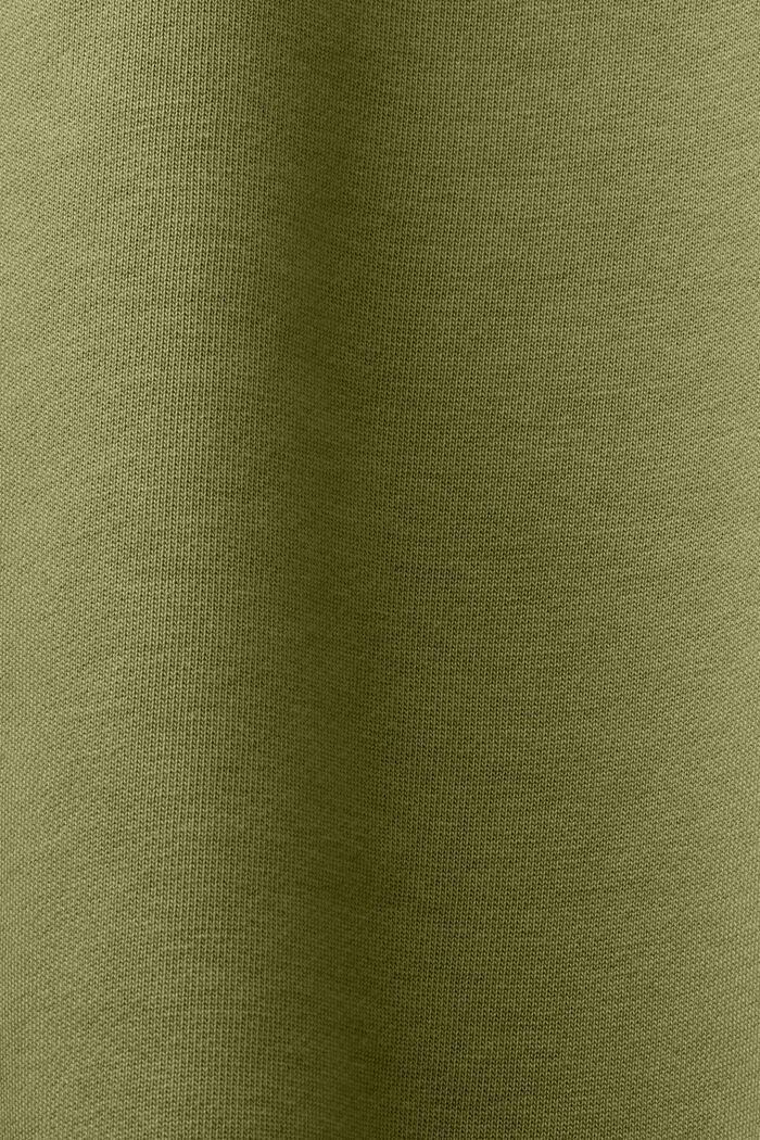 棉質搖粒絨LOGO標誌衛衣, 橄欖綠, detail image number 6