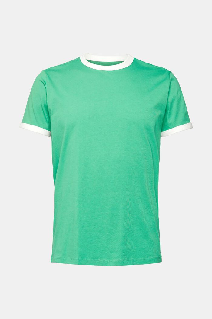 針織 T 恤, 綠色, detail image number 2