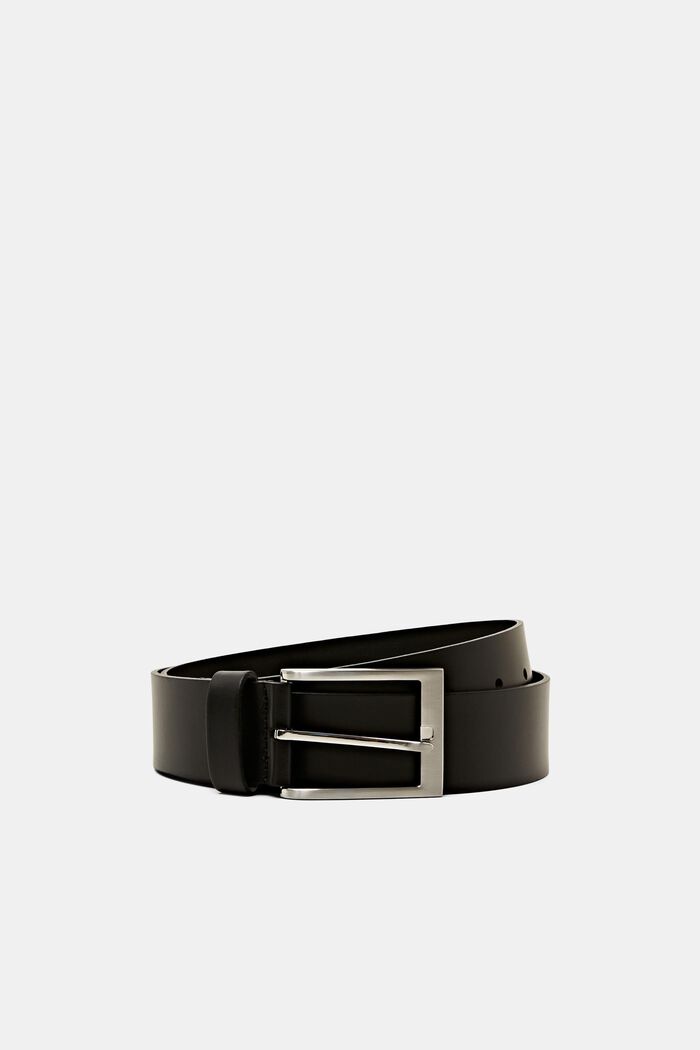 Belts leather, 黑色, detail image number 0