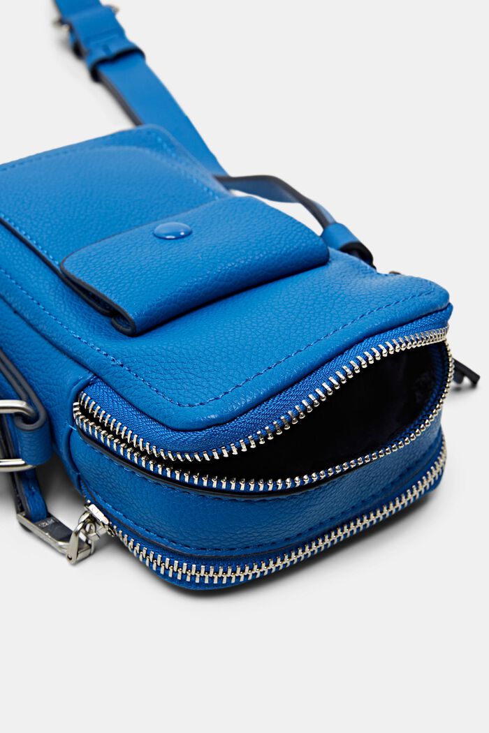 人造皮革手機包, 藍色, detail image number 3