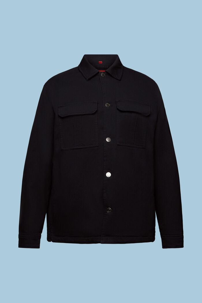 ‌鋪棉過渡夾克, 黑色, detail image number 6