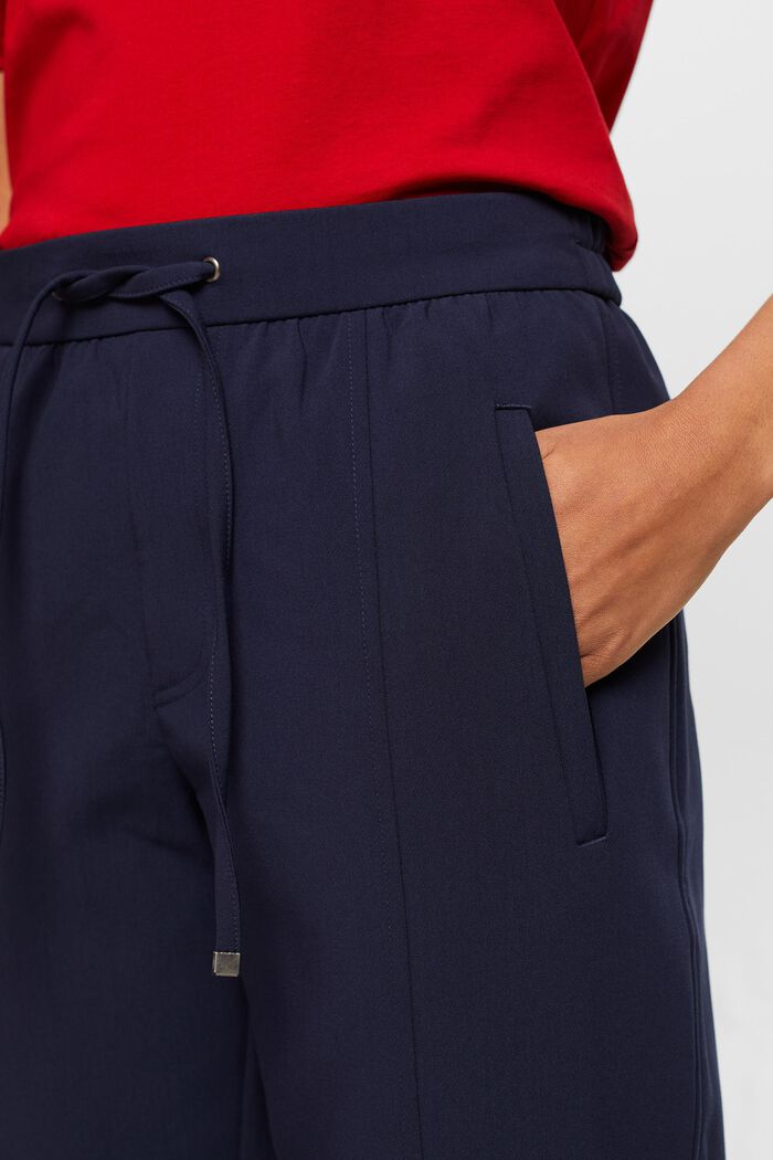 慢跑風格長褲, 海軍藍, detail image number 4