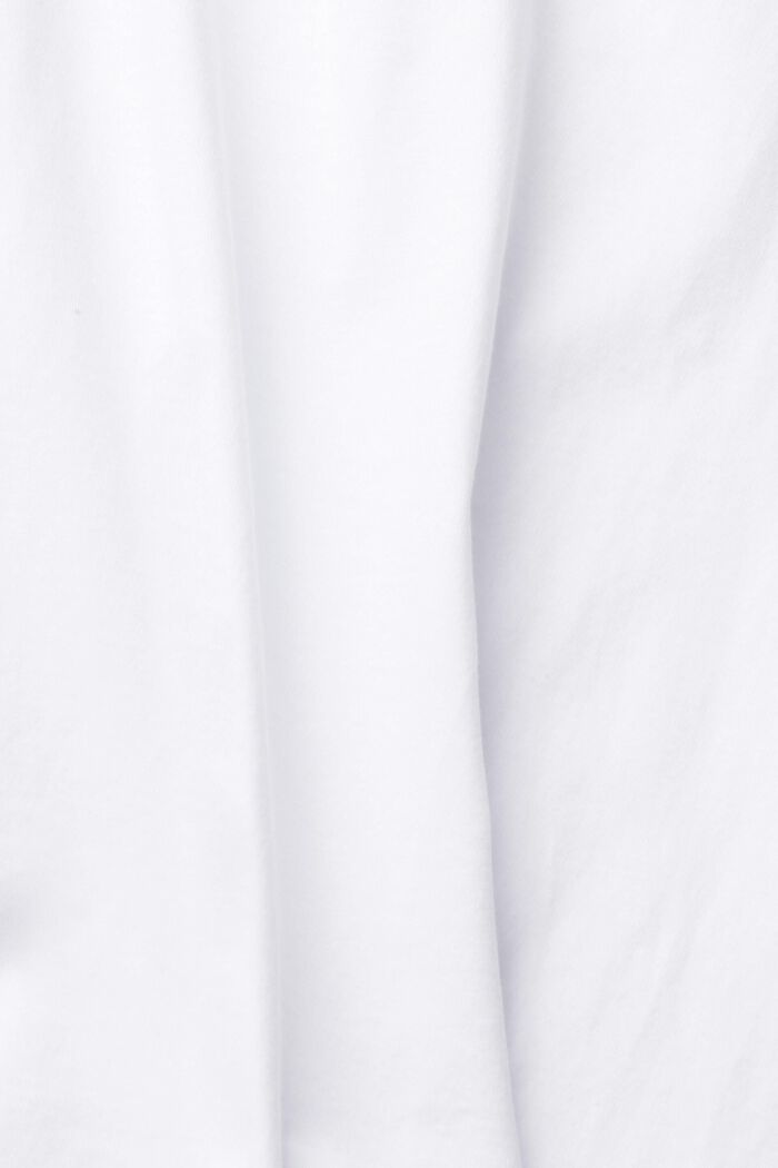以 100% 有機棉製成的基本款 T 恤, 白色, detail image number 1