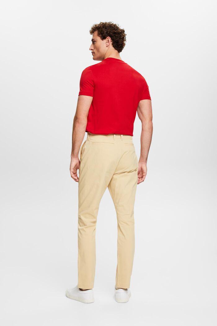 Stretch-Twill Straight Tapered Chino Pants, SAND 2, detail image number 2