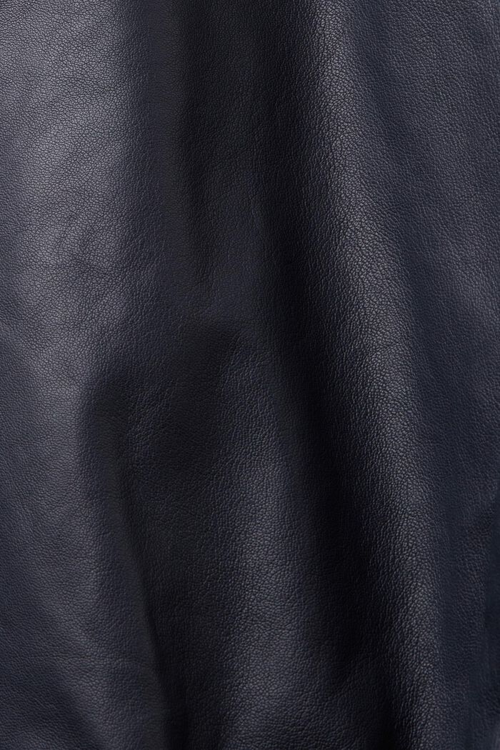 Jackets outdoor leather, 藍綠色, detail image number 5