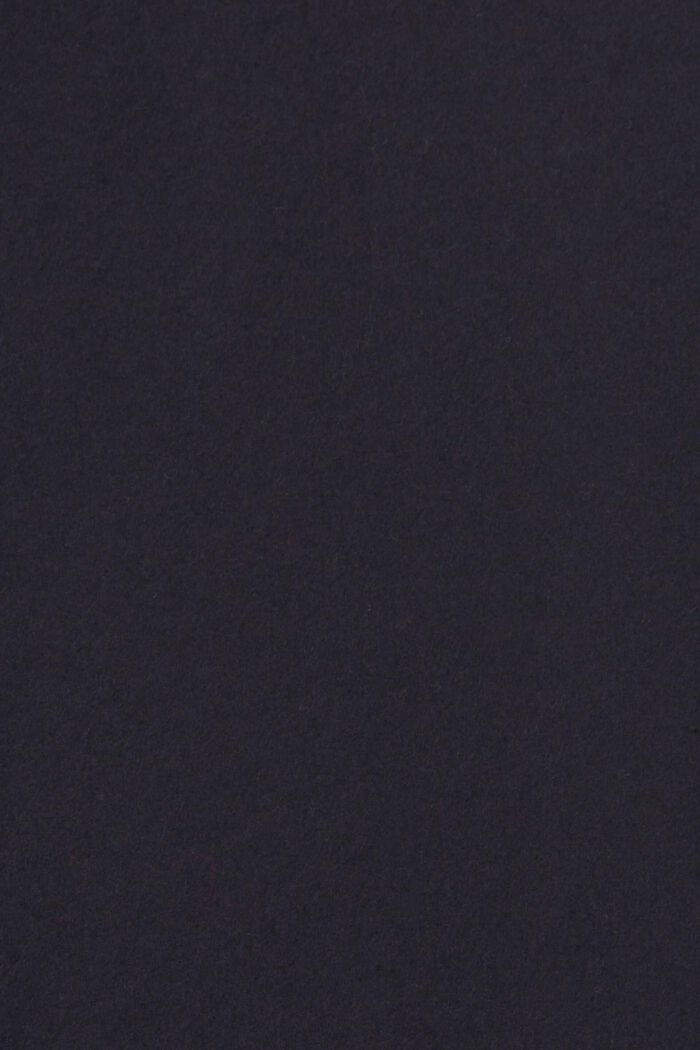 羊毛混紡大衣, 海軍藍, detail image number 1