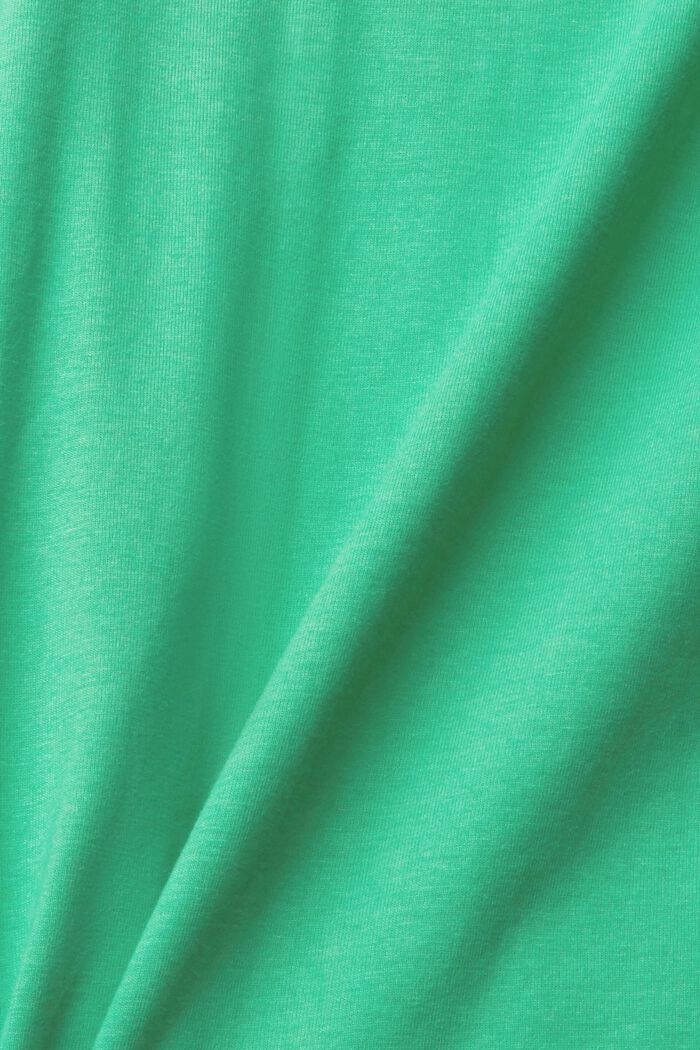 針織標誌印花 T 恤, 綠色, detail image number 1