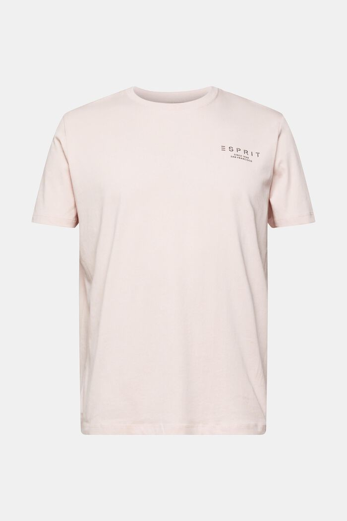 Jersey T-shirt with a logo print, PASTEL PINK, detail image number 2