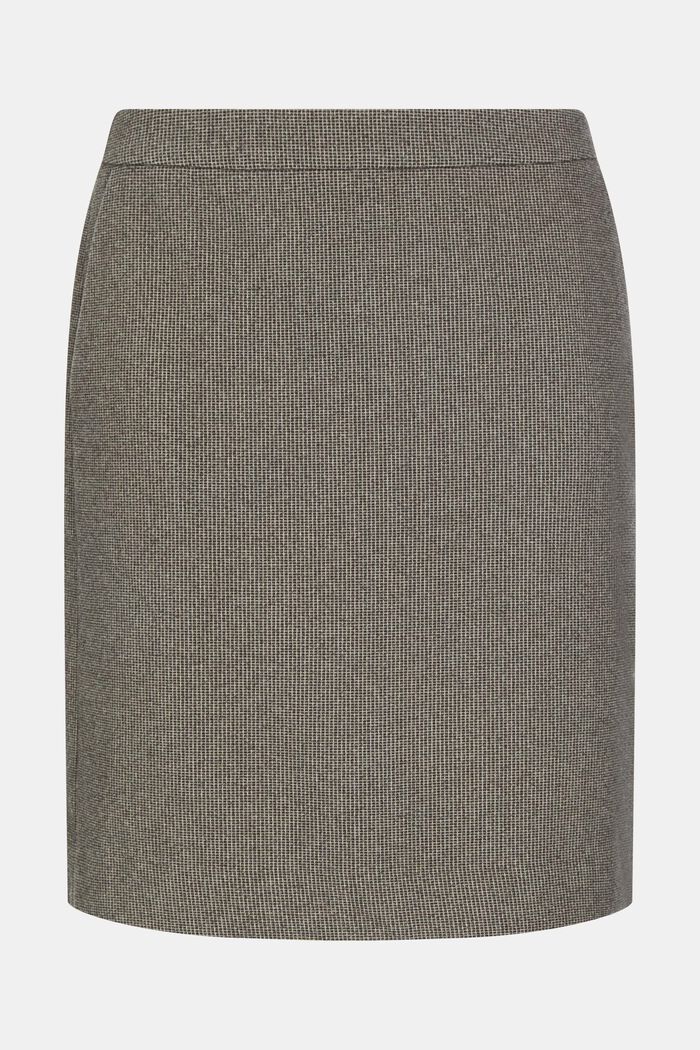 雙色調半身裙, 灰色, detail image number 4