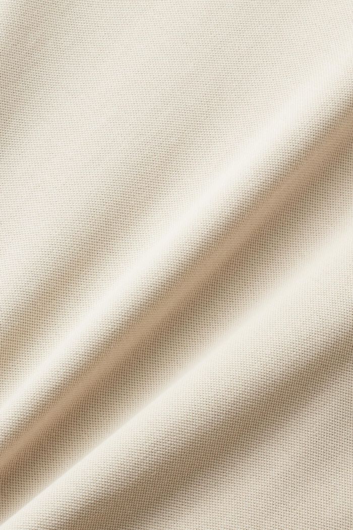 雙色POLO衫, 淺灰褐色, detail image number 4