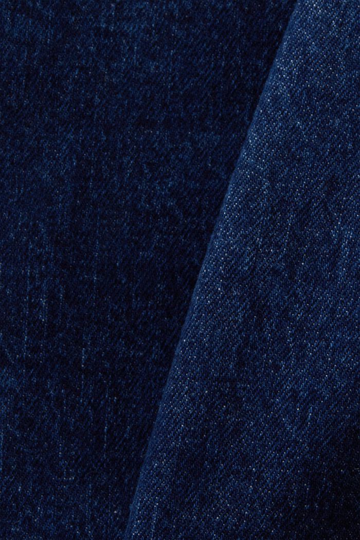 高腰復古修身牛仔褲, BLUE MEDIUM WASHED, detail image number 6