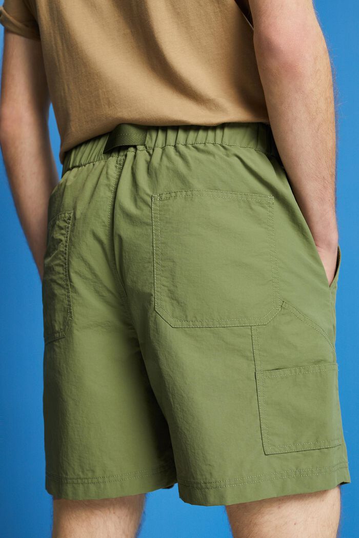 帶內置腰帶短褲, 橄欖綠, detail image number 4