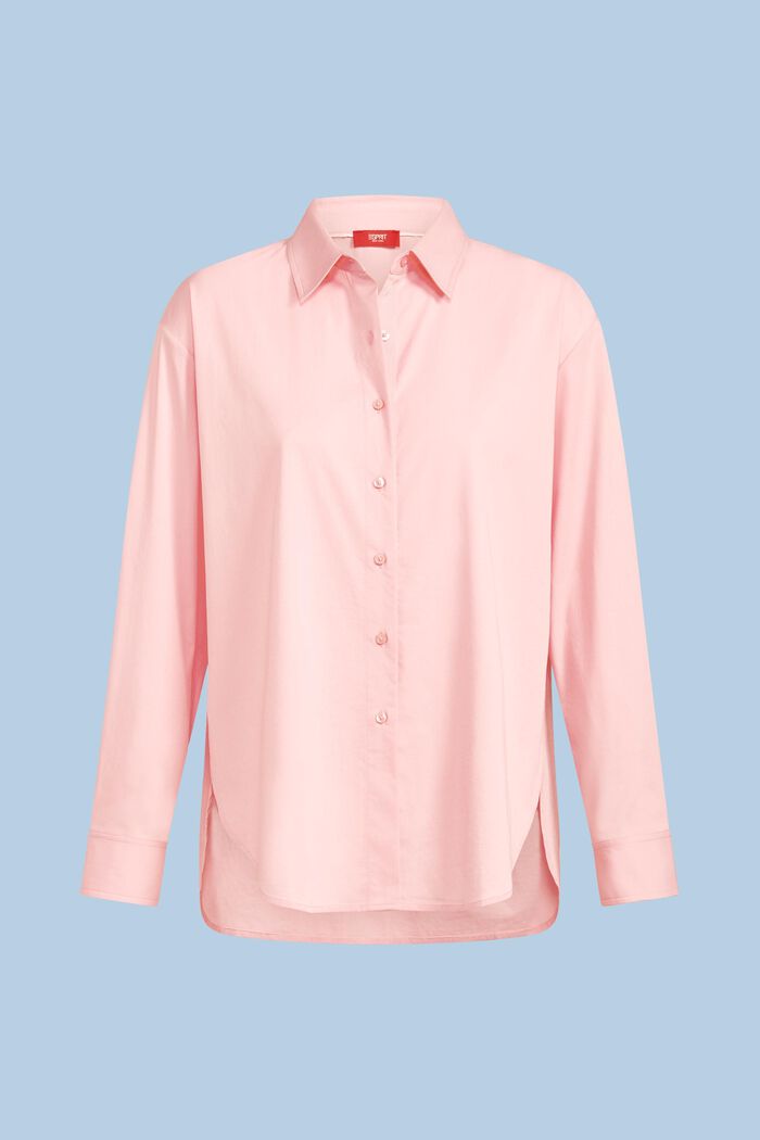Oversized Button-Down Shirt, PINK, detail image number 5