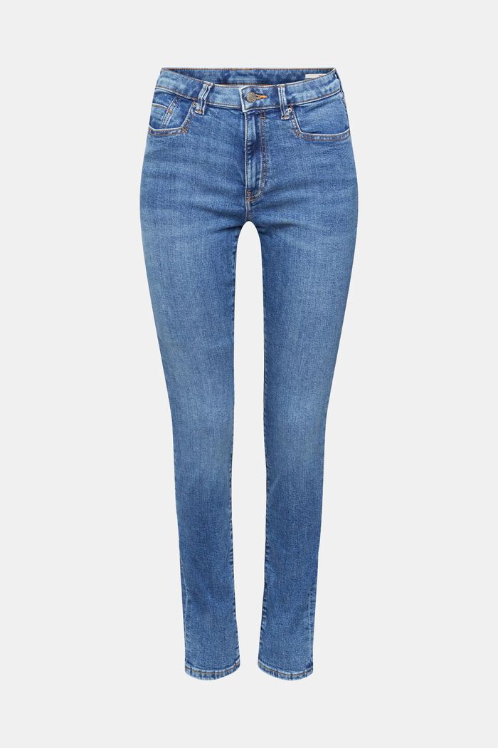 High-rise skinny jeans with TENCEL™, BLUE MEDIUM WASH, detail image number 5