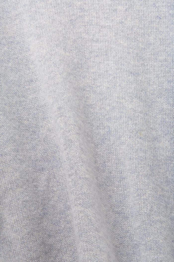 羊絨套頭衫, 淺灰色, detail image number 5