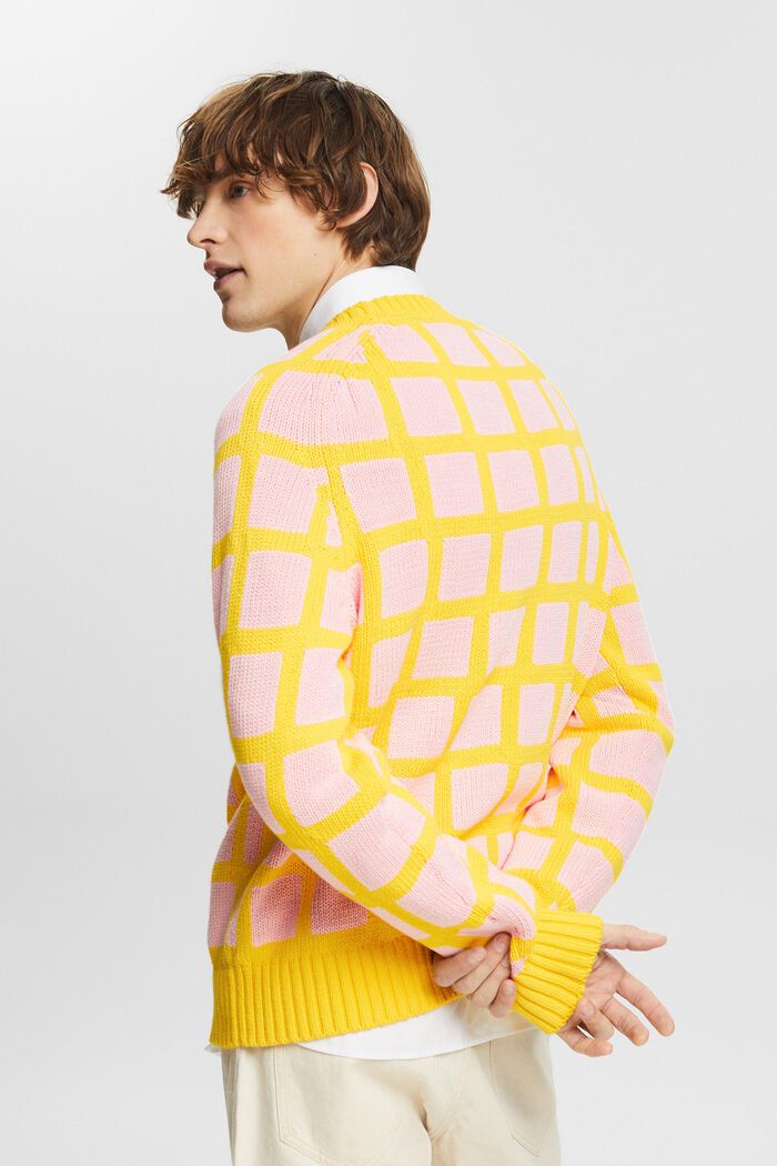 LOGO標誌加厚針織毛衣, 黃色, detail image number 2
