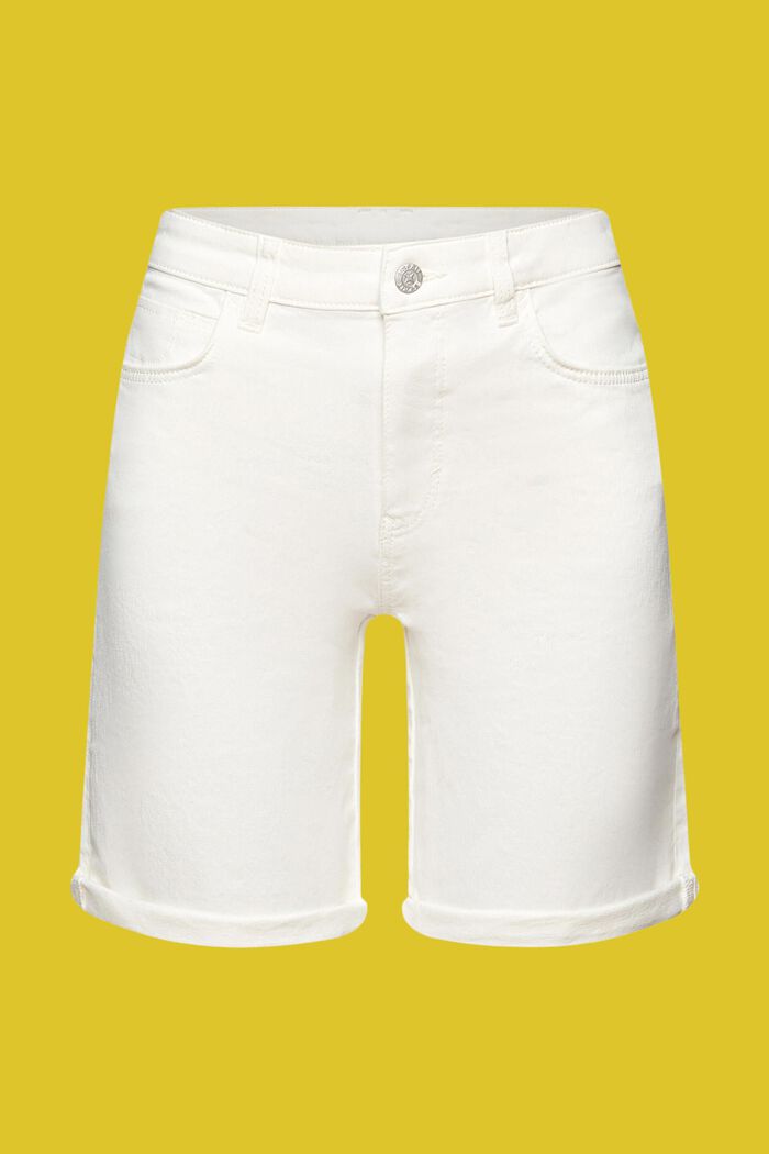 棉質彈力短褲, 白色, detail image number 6
