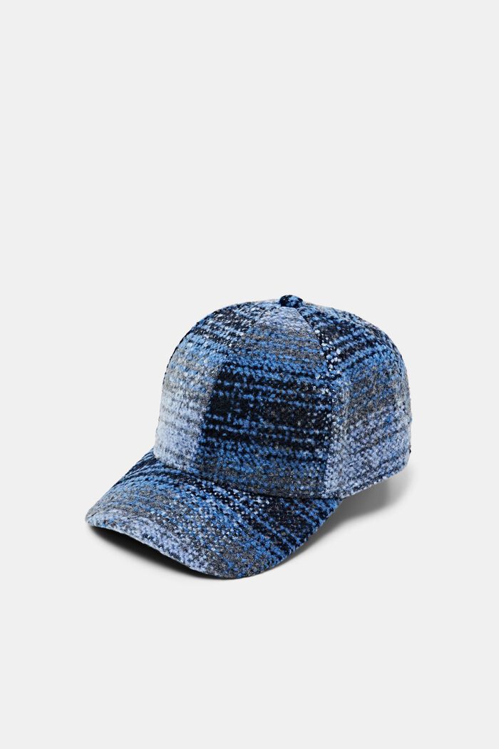 ‌格紋棒球帽, 藍色, detail image number 0