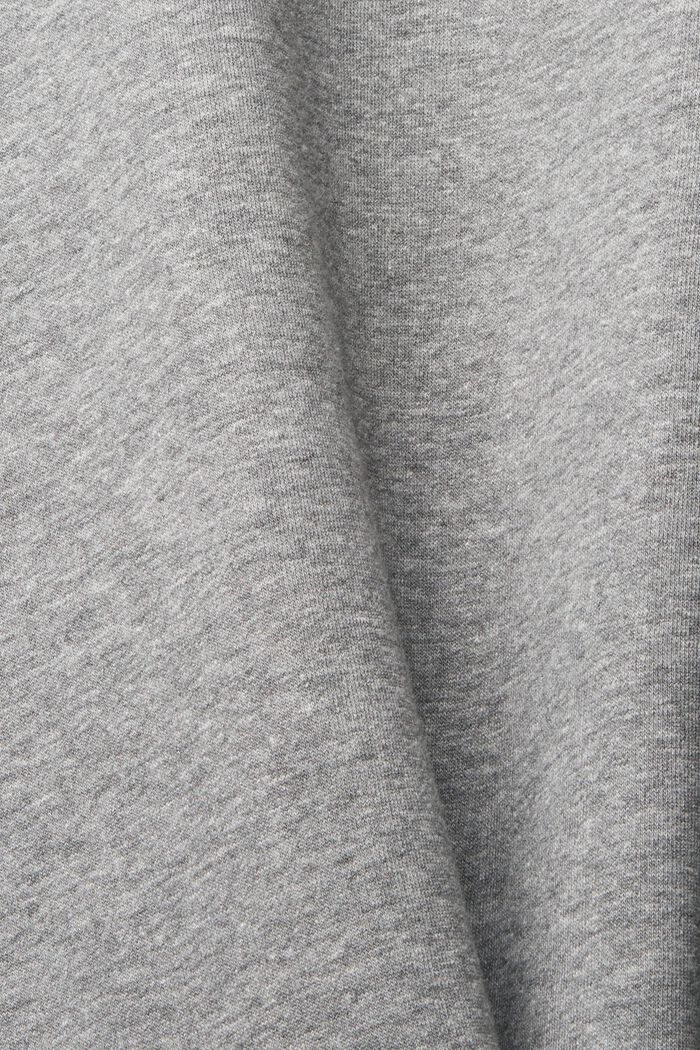 彩色刺繡標誌衛衣, 灰色, detail image number 1