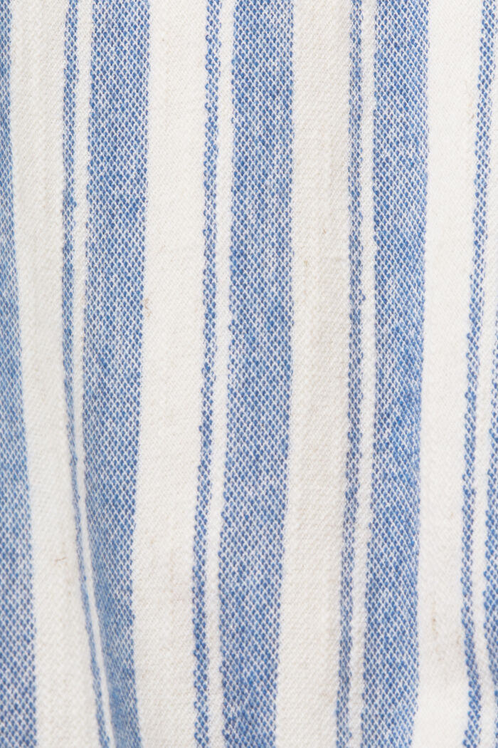 垂直條紋無袖上衣, 冰藍色, detail image number 5
