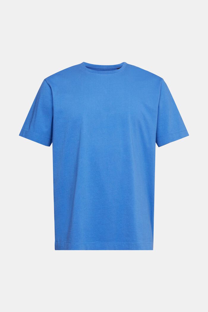 淨色 T 恤, 藍色, detail image number 2