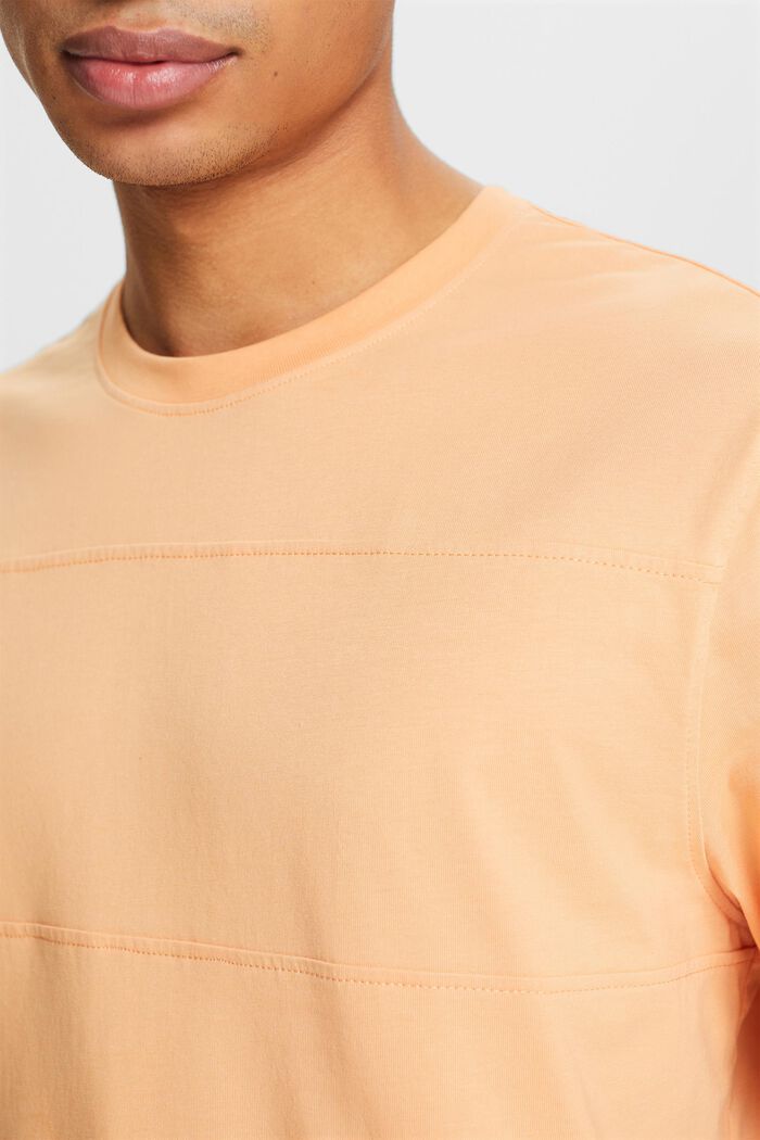 圓領短袖T恤, 淺橙色, detail image number 3