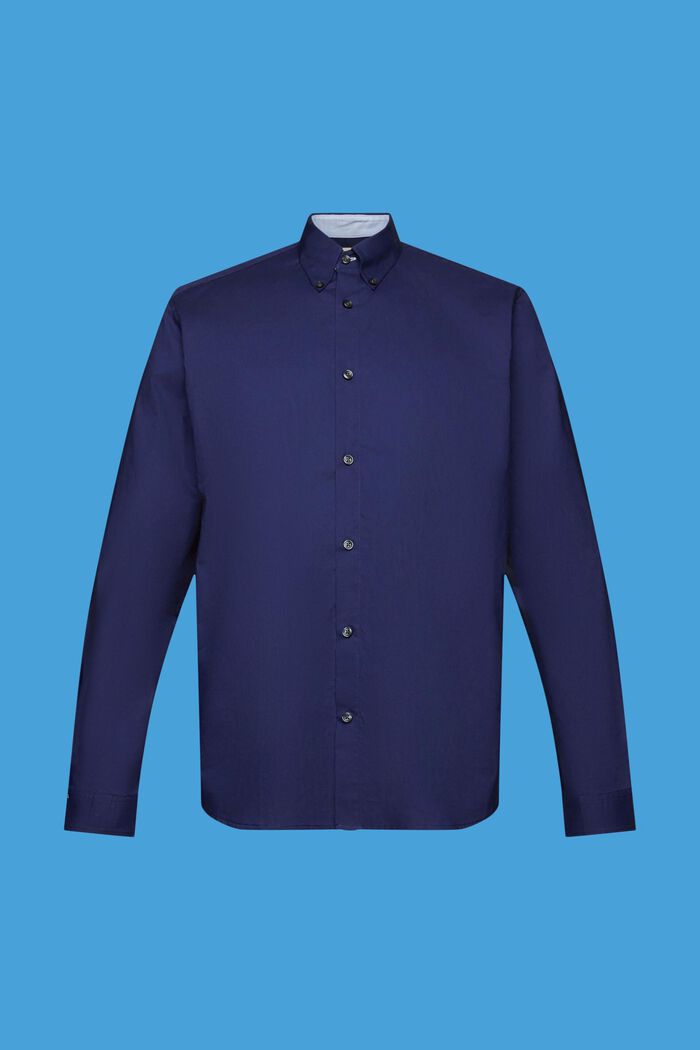 扣角領恤衫, 海軍藍, detail image number 6