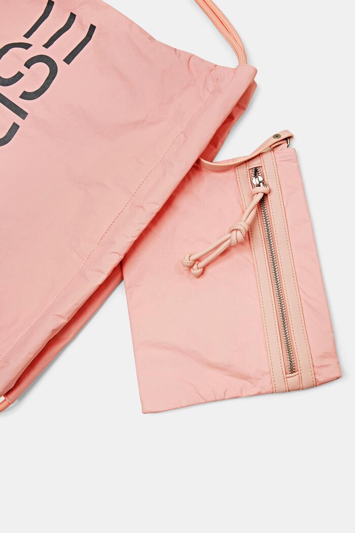 ‌LOGO標誌儲物袋, 淺粉紅色, detail image number 1