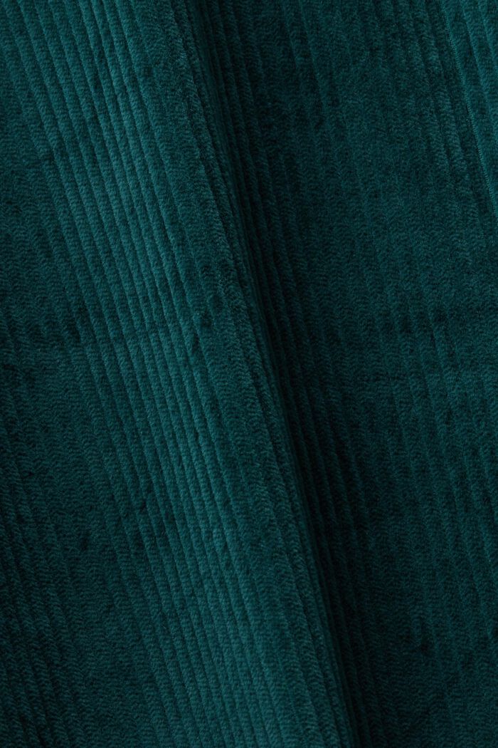 ‌超大廓形燈芯絨西裝外套, 翡翠綠, detail image number 5