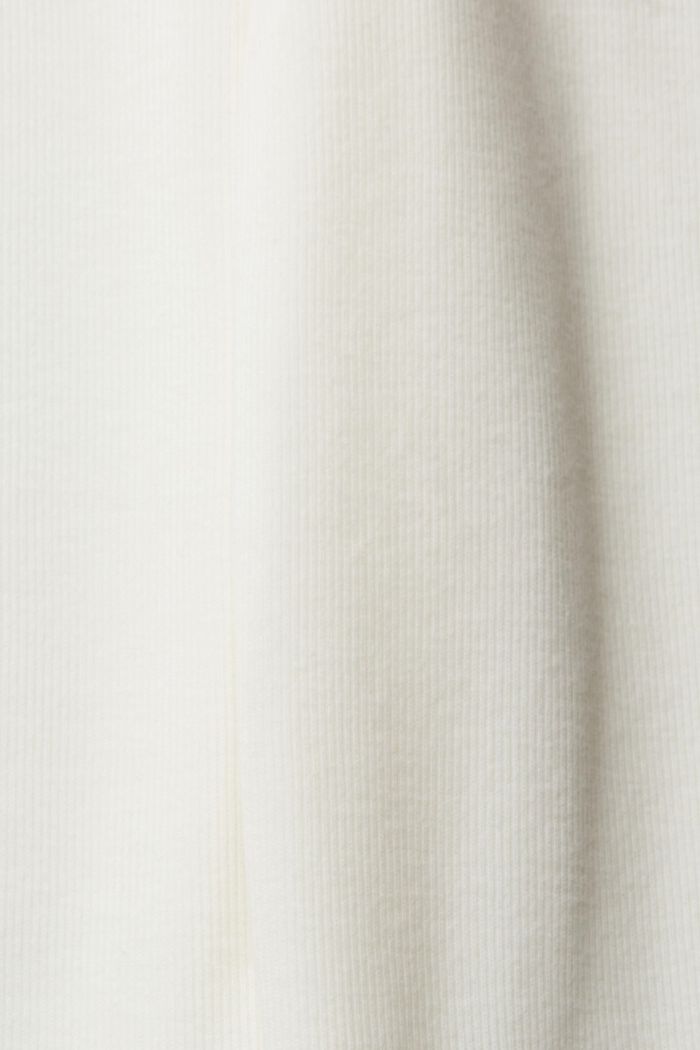 針織慢跑長褲, 白色, detail image number 1