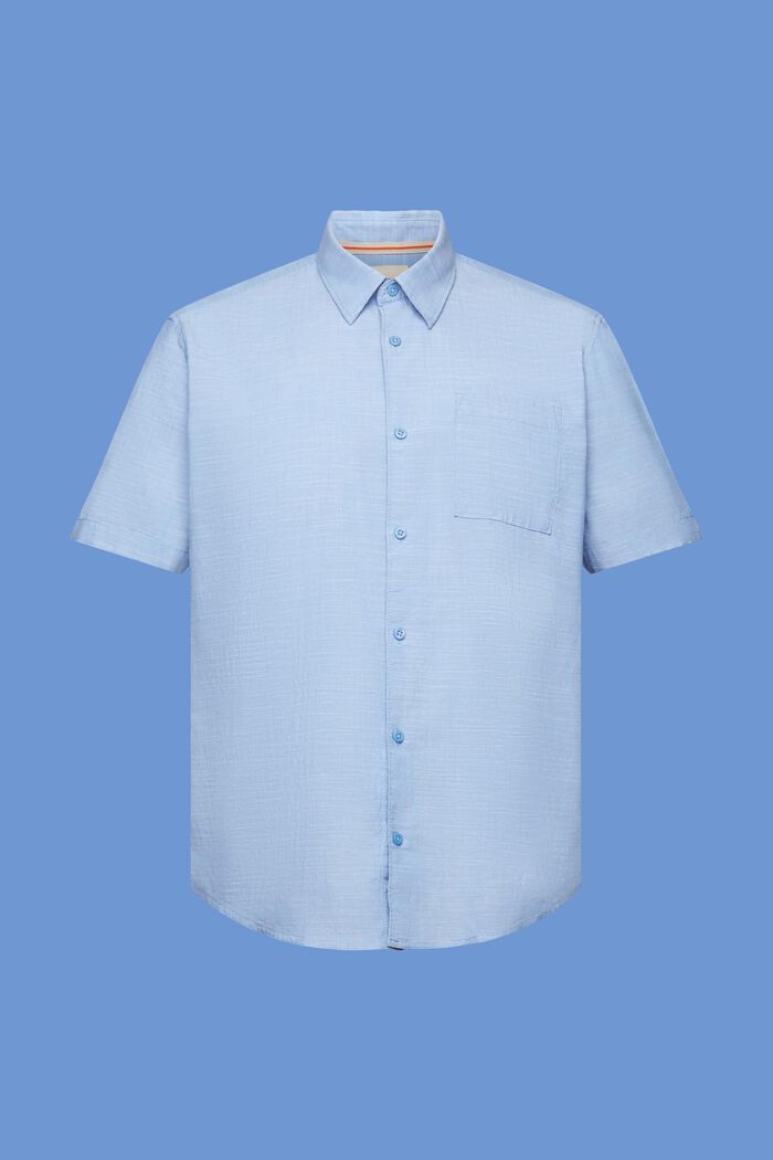 100%純棉短袖恤衫, LIGHT BLUE, detail image number 5