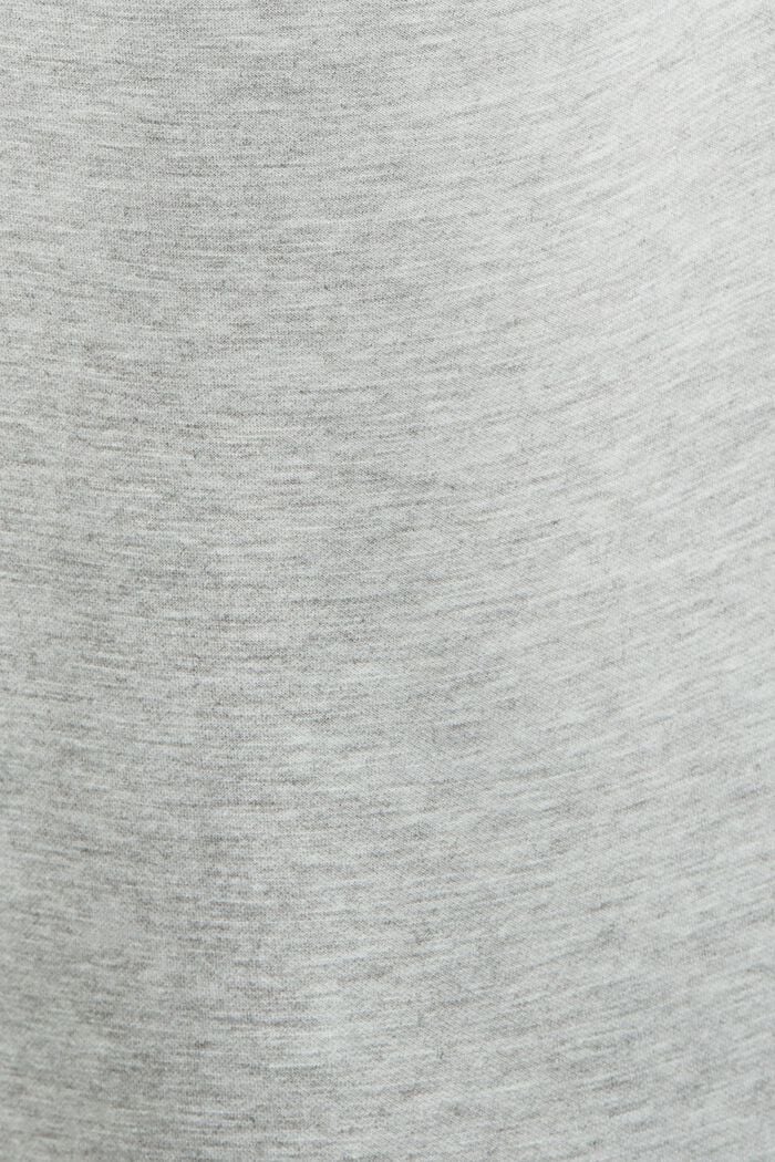 超大廓形連帽衛衣, 淺灰色, detail image number 5
