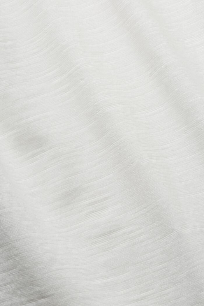 100%純棉平織布T恤衫, 米色, detail image number 5