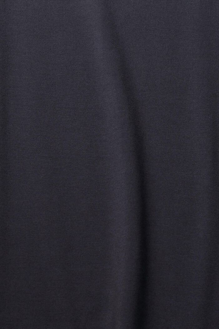 基本款上衣配細肩帶，LENZING™ ECOVERO™, 黑色, detail image number 4