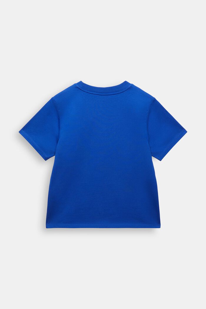 Logo Cotton Jersey T-Shirt, BRIGHT BLUE, detail image number 3